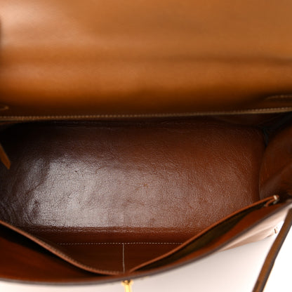 Hermes Courchevel Kelly Retourne 32 Gold 5 of 18