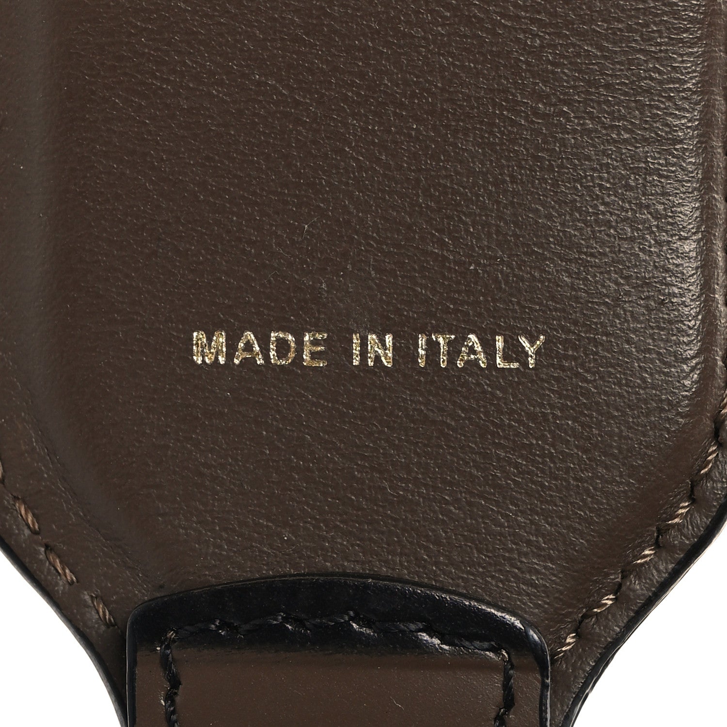 Fendi Vitello Century Bi-Color FF 1974 Embossed Strap You Maya Black 5 of 5