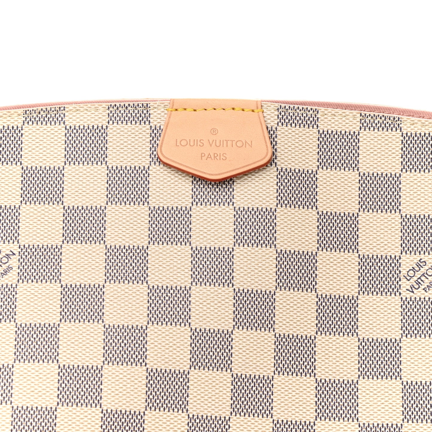 Damier Azur Graceful PM Rose Ballerine