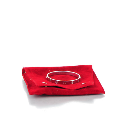 Cartier 18K White Gold LOVE Bracelet 16 6 of 6