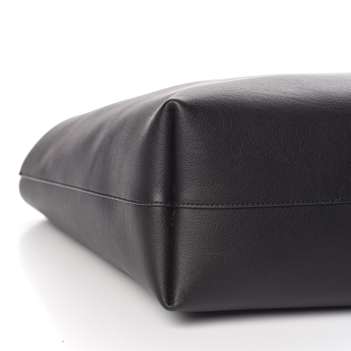 Calfskin Large Shopping Tote Black