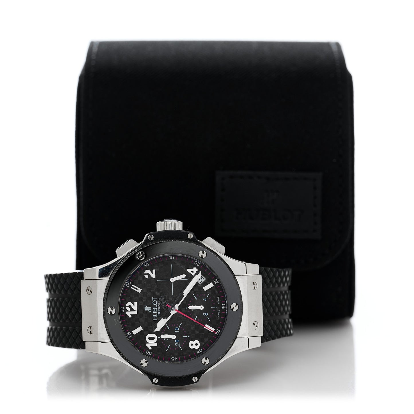 Stainless Steel Ceramic Rubber 44mm Big Bang Automatic Watch Black 342.SB.131.RX