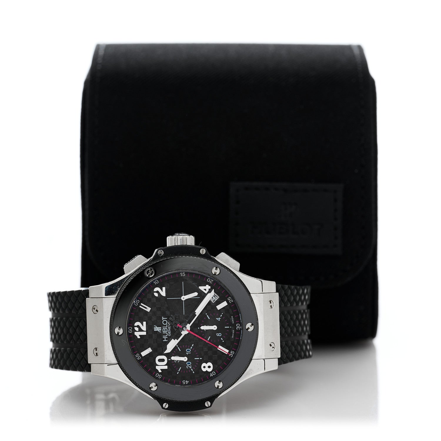 Hublot Stainless Steel Ceramic Rubber 44mm Big Bang Automatic Watch Black 342.SB.131.RX 5 of 5