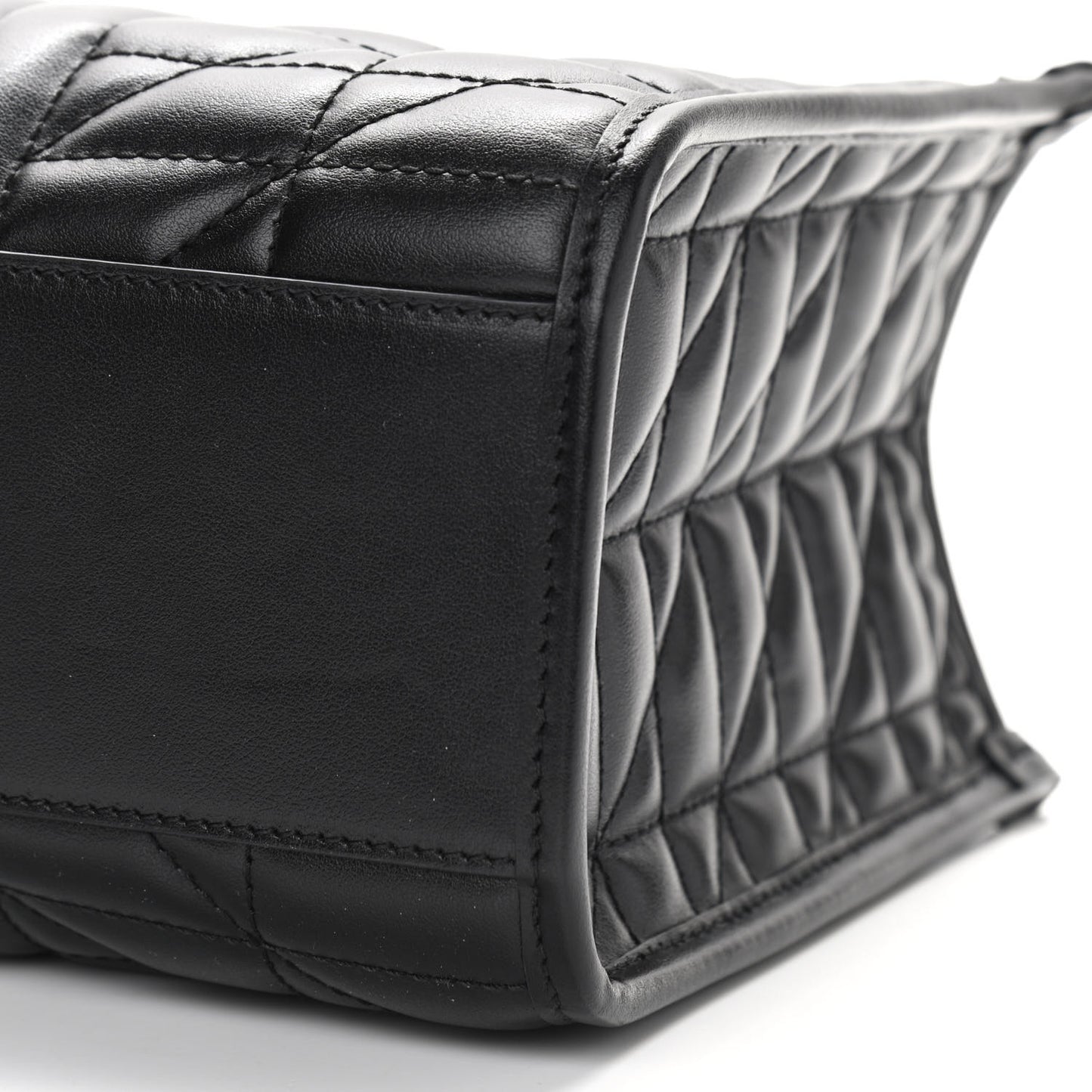 Calfskin Matelasse Aria Small GG Marmont Shoulder Tote Black