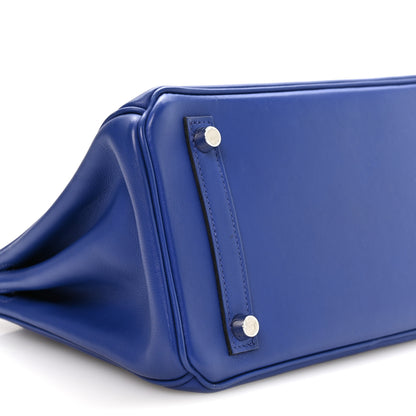 Hermes Swift Birkin 25 Bleu Electrique 9 of 10