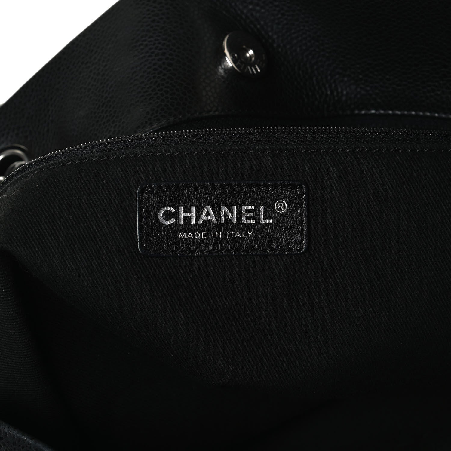 Chanel Soft Caviar Large Timeless CC Shopping Tote Black 6 of 19