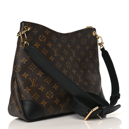 Louis Vuitton Monogram Odeon MM Black 3 of 8