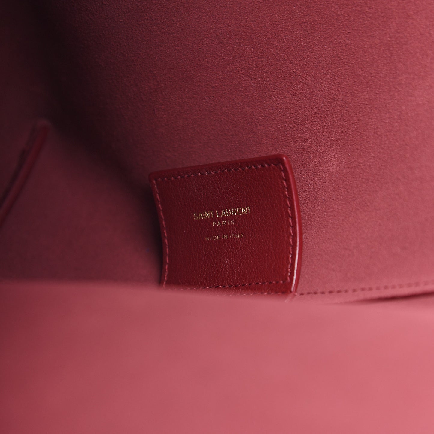 Calfskin Large Shopping Tote Rouge Legion