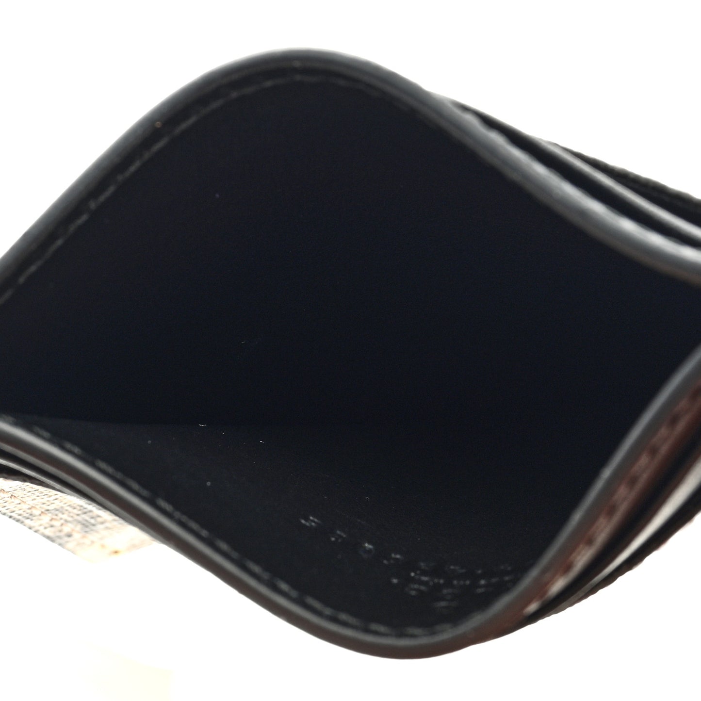 GG Supreme Monogram Bees Card Holder Black