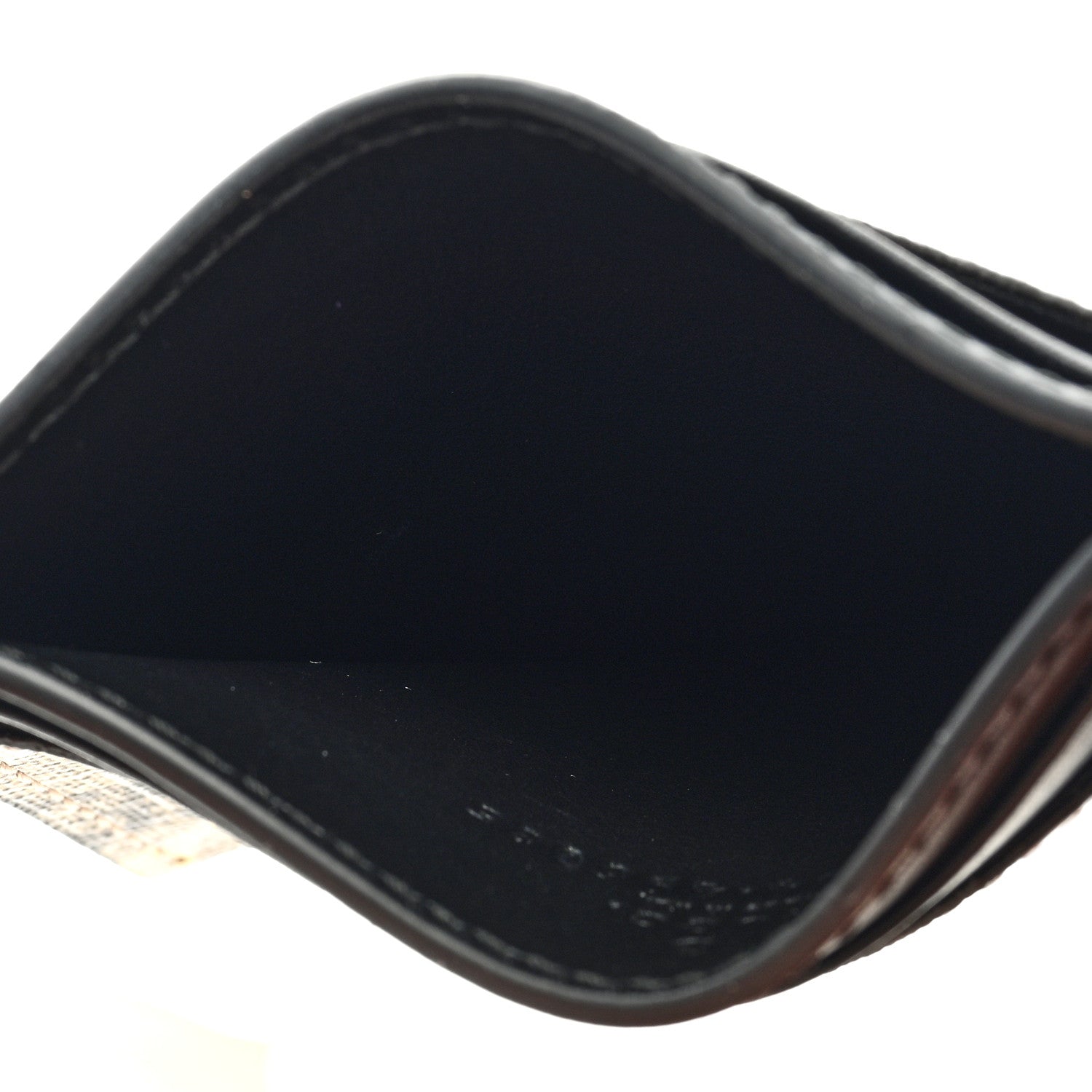 Gucci GG Supreme Monogram Bees Card Holder Black 5 of 6