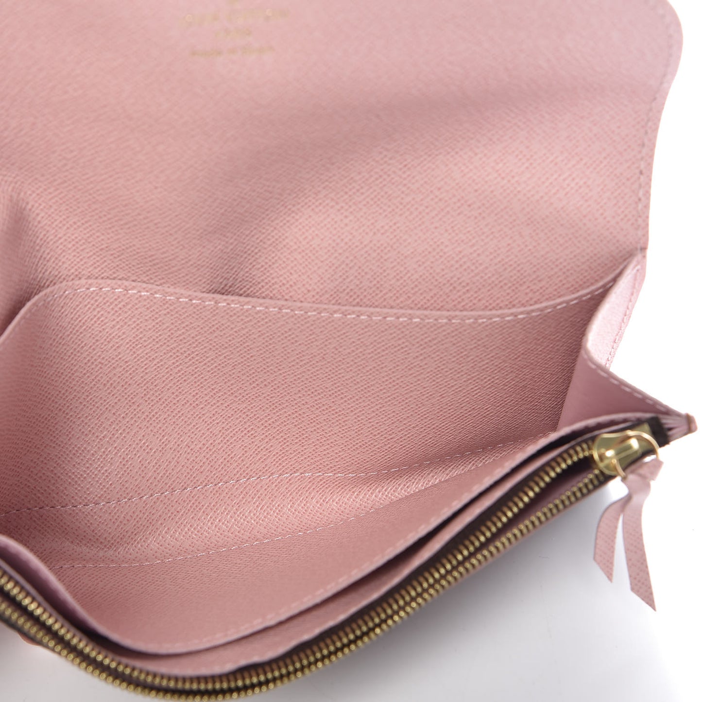 Damier Ebene Caissa Wallet Rose Ballerine