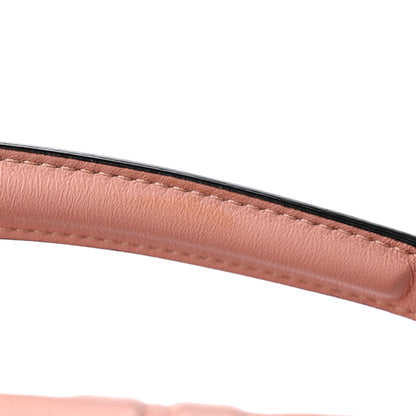Fendi Nappa FF 1974 Embossed Baguette Rosa Bourbon 11 of 13