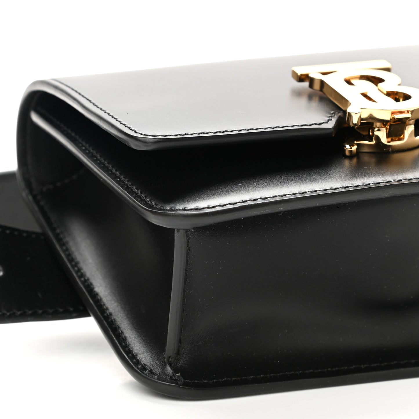 Calfskin TB Bum Bag Black