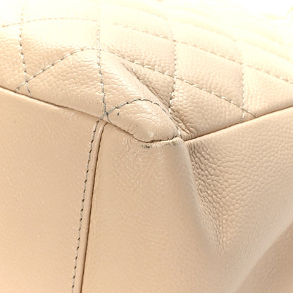 Chanel Caviar Quilted Grand Shopping Tote GST Beige Clair 9 of 12
