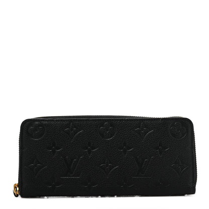 Louis Vuitton Empreinte Clemence Wallet Black 1 of 9