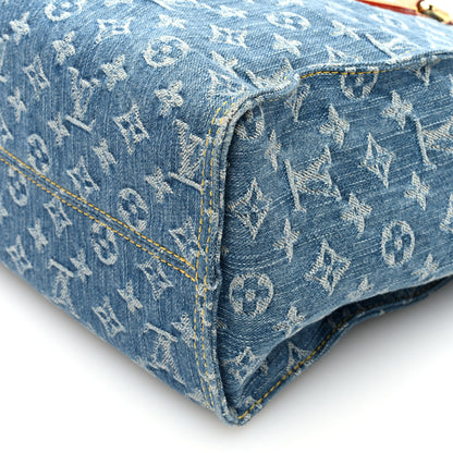 Louis Vuitton Monogram Denim Onthego MM Blue 9 of 9