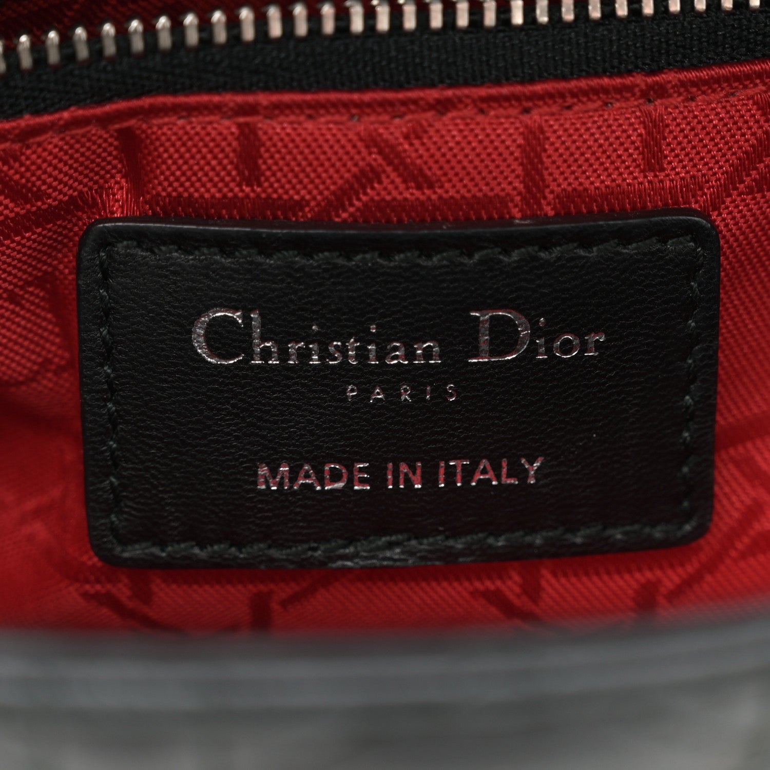 Christian Dior Lambskin Cannage Mini Lady Dior Black 6 of 14