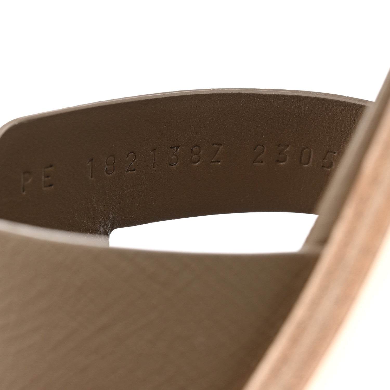 Hermes Epsom Santorini Sandals 37 Etoupe 7 of 9