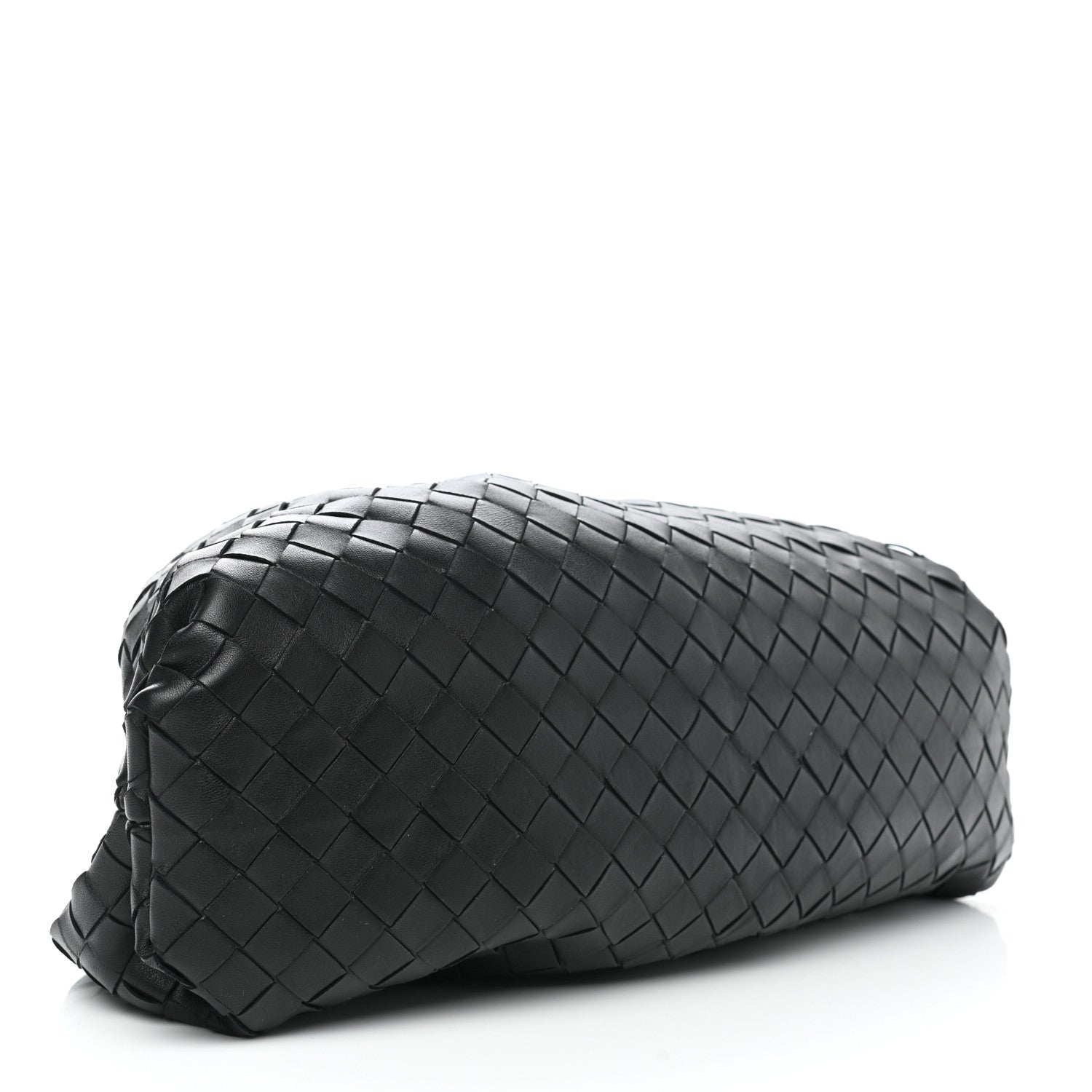 Bottega Veneta Nappa Maxi Intreccio The Pouch Oversized Clutch Black 4 of 9