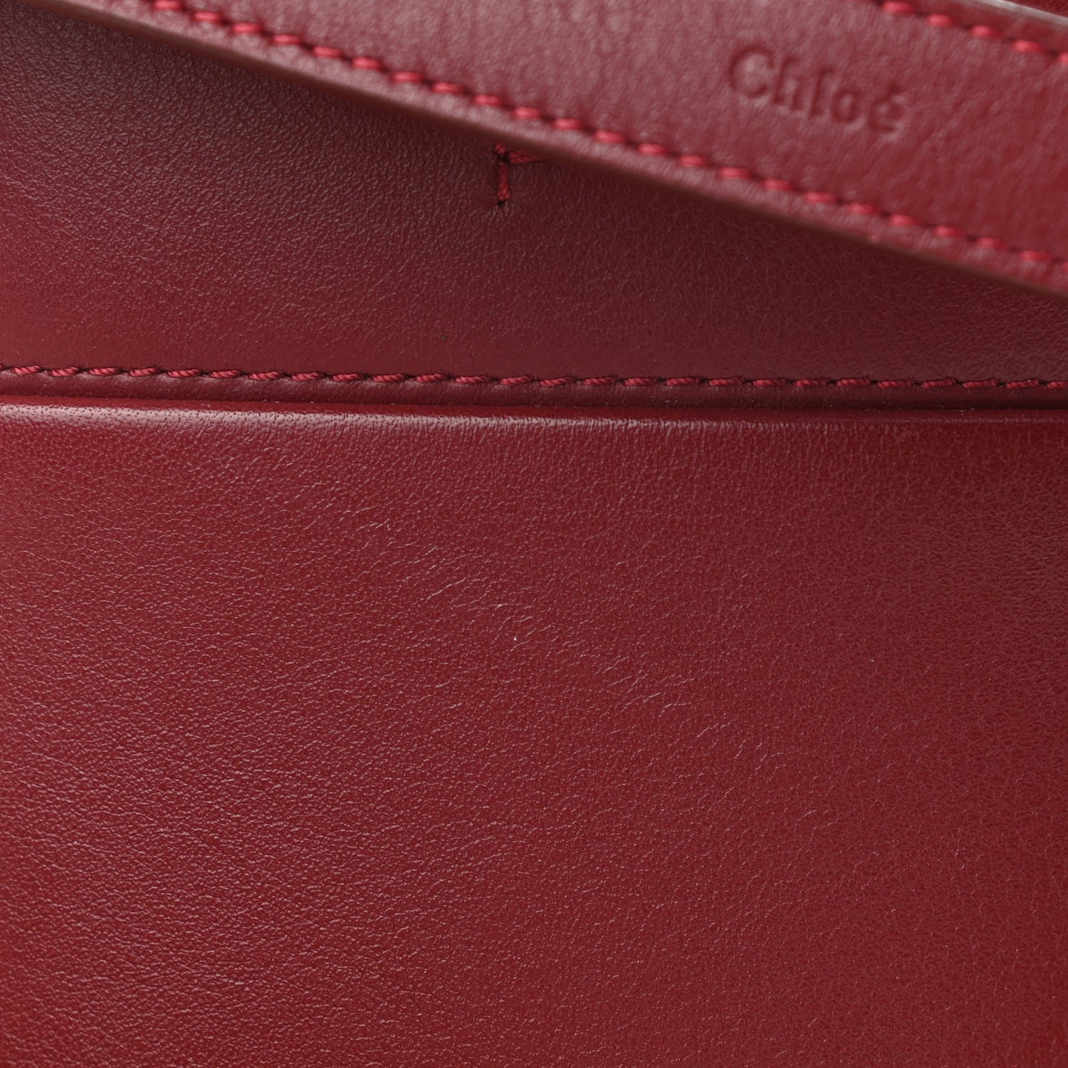 Chloe Smooth Calfskin Roy Bucket Bag Plum Purple 10 of 10
