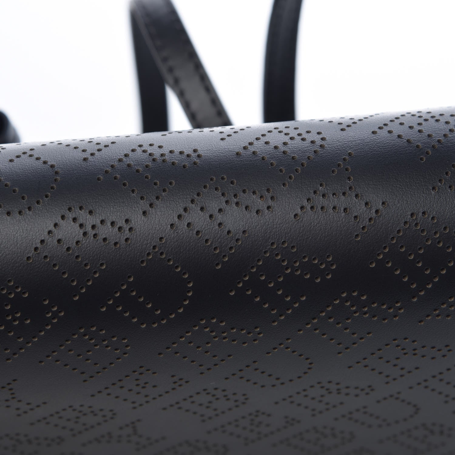 Burberry Calfskin Perforated Logo Hampshire Crossbody Black 5 of 11