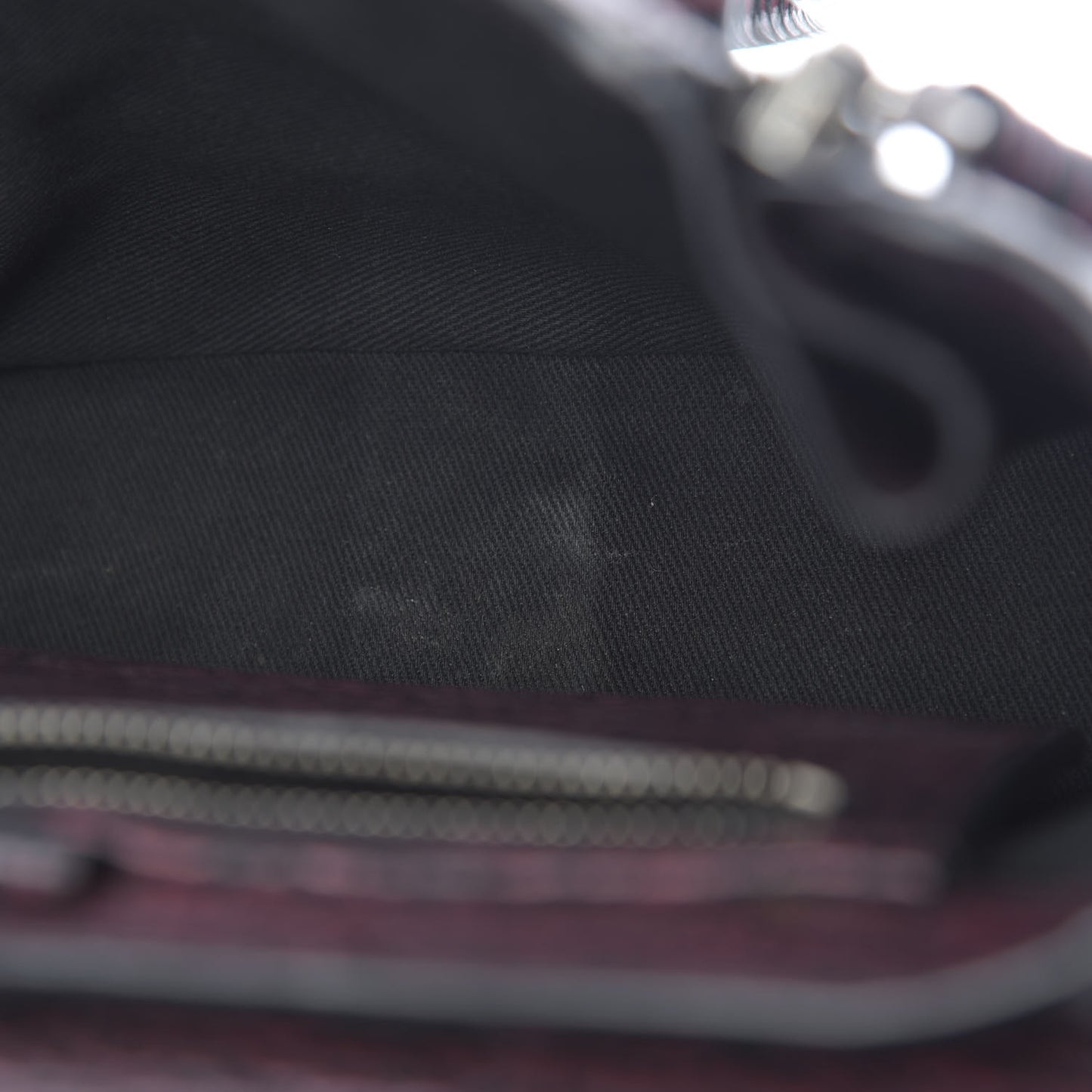 3.1 Textured Calfskin Mini Pashli Satchel Black Red