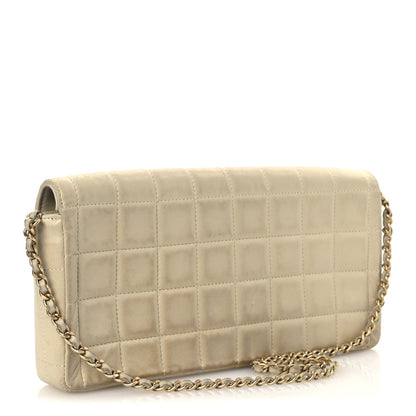 Chanel Lambskin East West Chocolate Bar Flap Ivory 3 of 16