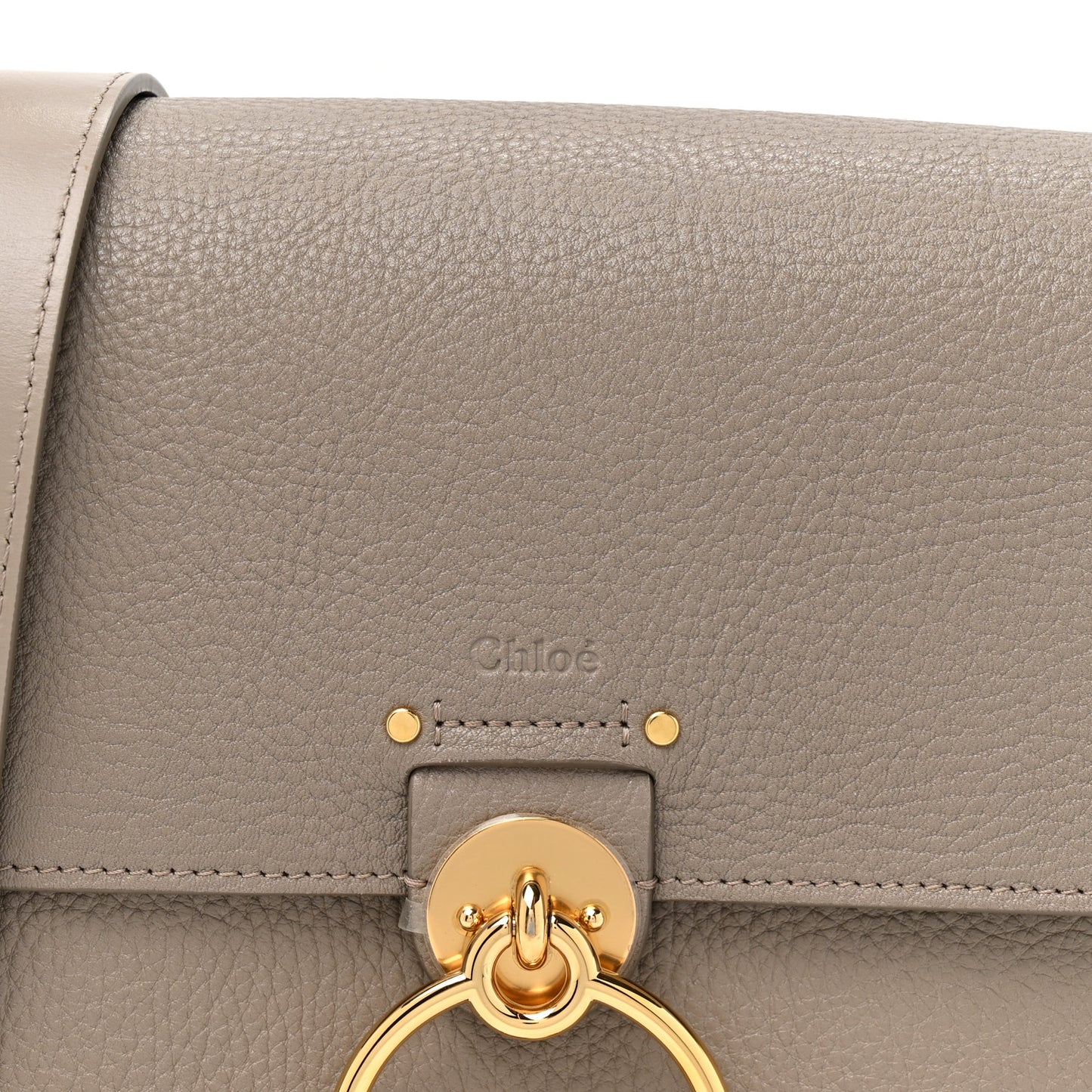 Calfskin Large Tess Bag Motty Grey