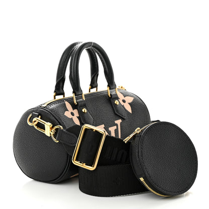 Louis Vuitton Empreinte Monogram Giant Papillon BB Black Beige 3 of 9