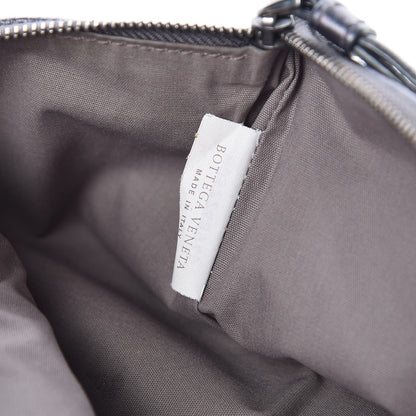 Bottega Veneta Vitello Intrecciato Pouch Argento Ossidato 7 of 11