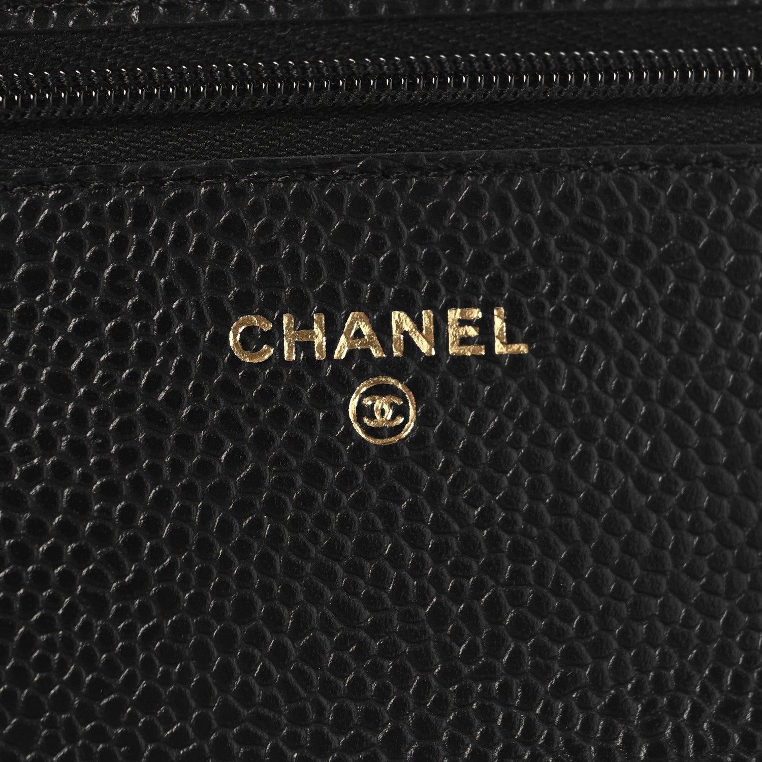 Chanel Caviar Quilted Wallet on Chain WOC Black 6 of 11