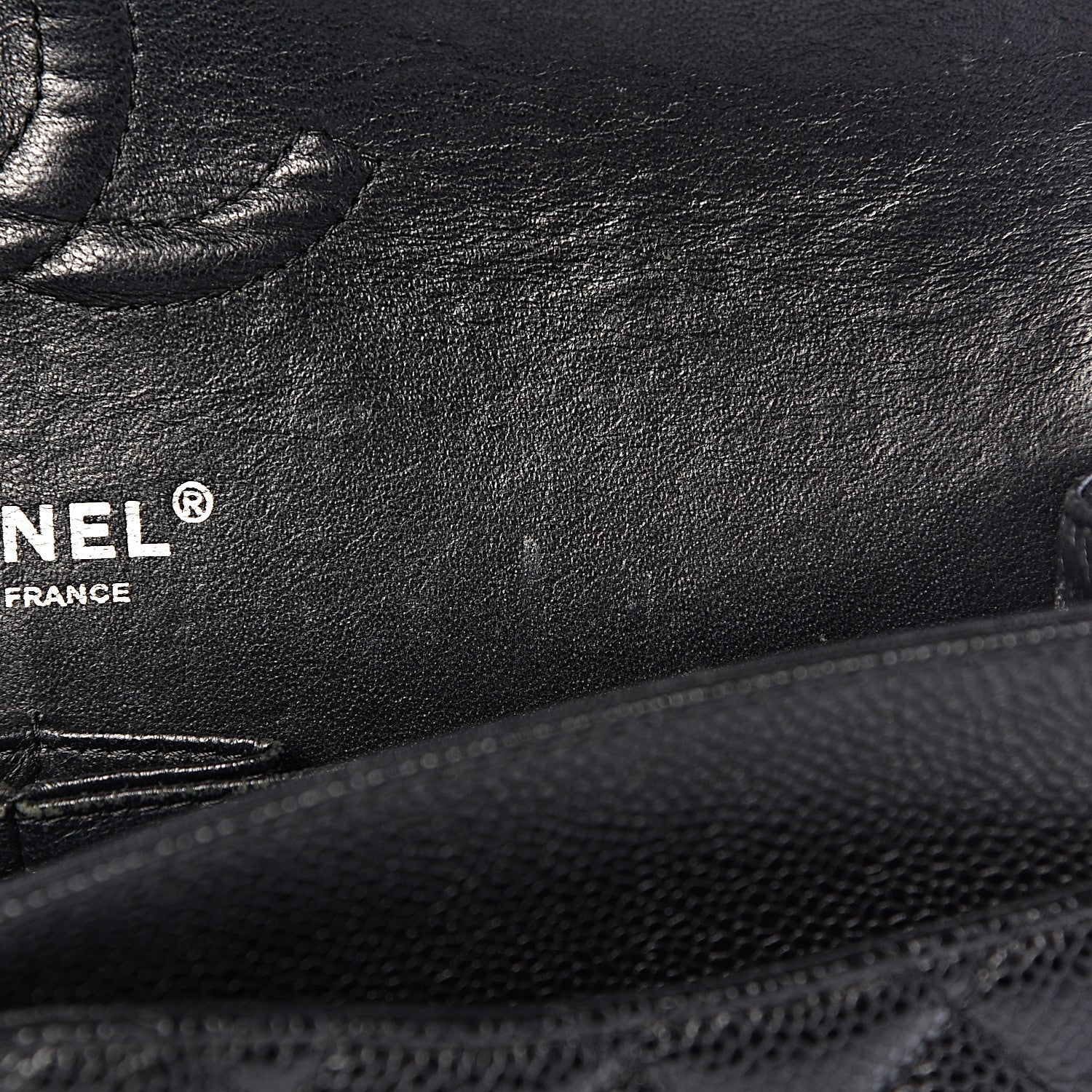 Chanel Caviar Quilted Medium Double Flap Black 12 of 17