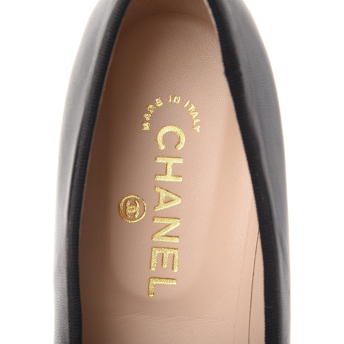 Patent Calfskin CC Loafers 42 Black