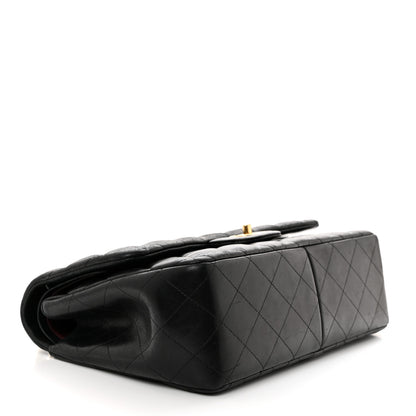 Chanel Lambskin Quilted Jumbo Double Flap Black 4 of 10