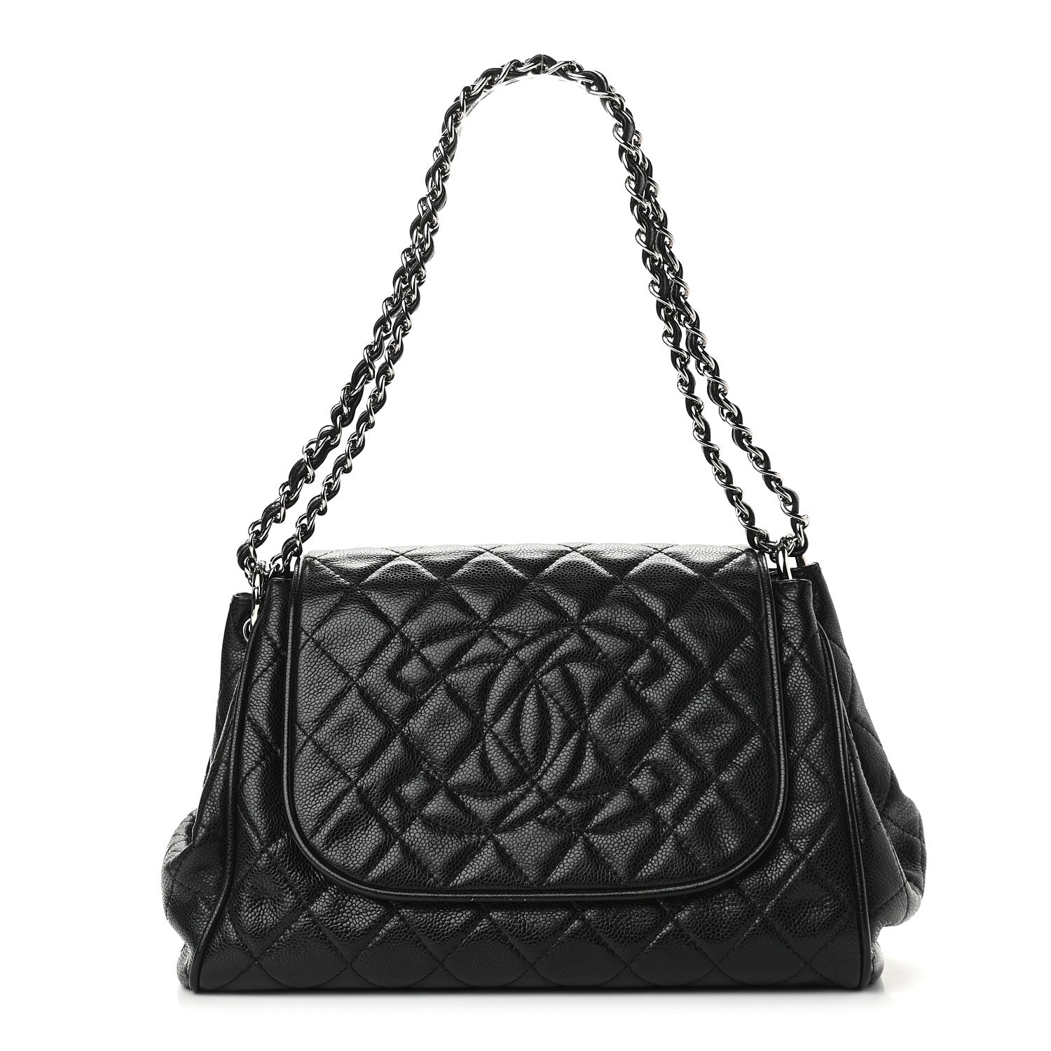 Chanel Caviar Quilted Timeless Accordion Flap Black 1 of 9