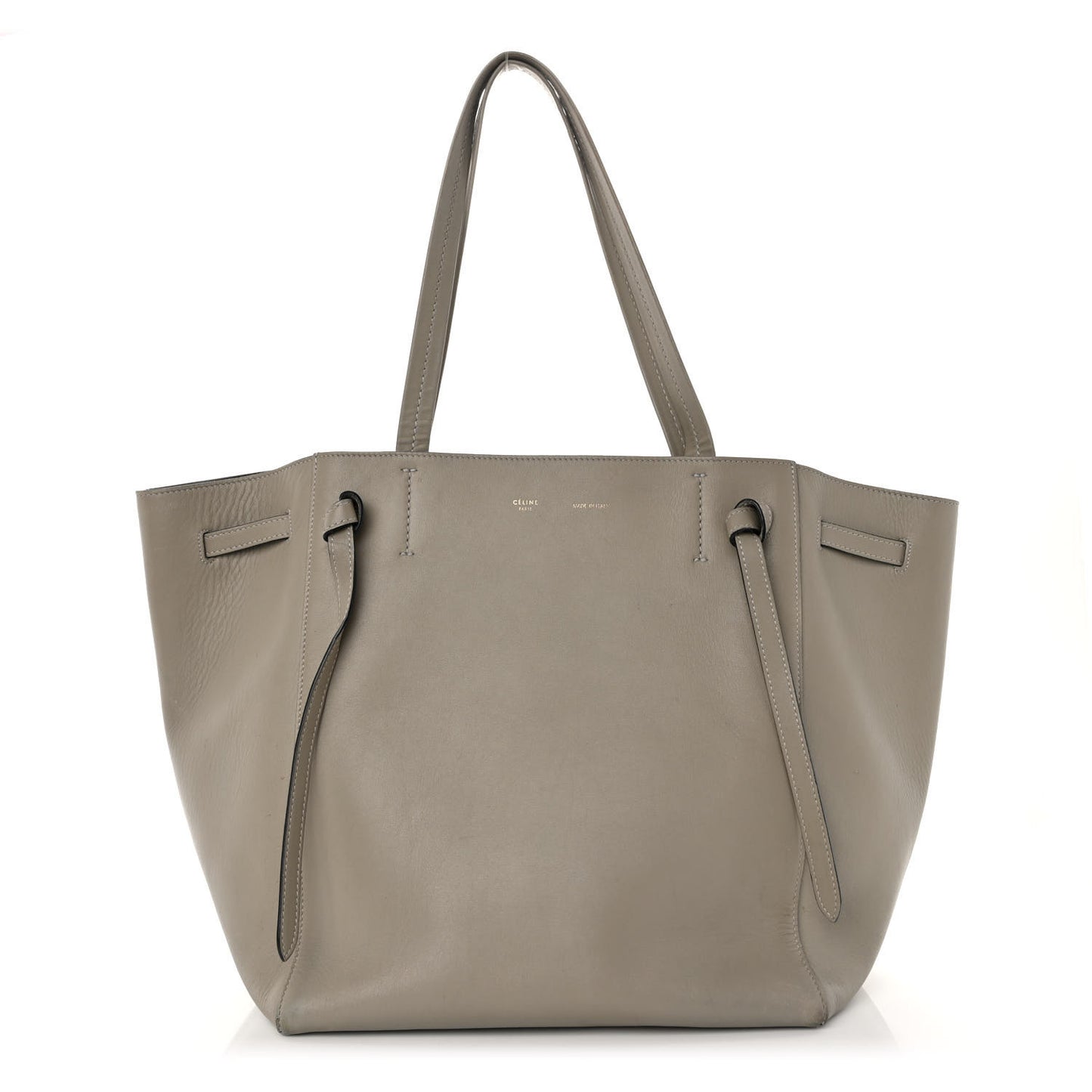 Smooth Calfskin Small Belt Cabas Phantom Taupe