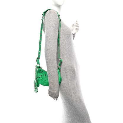 Balenciaga Agneau Arena Le Cagole Shoulder Bag XS Vivid Green 2 of 11