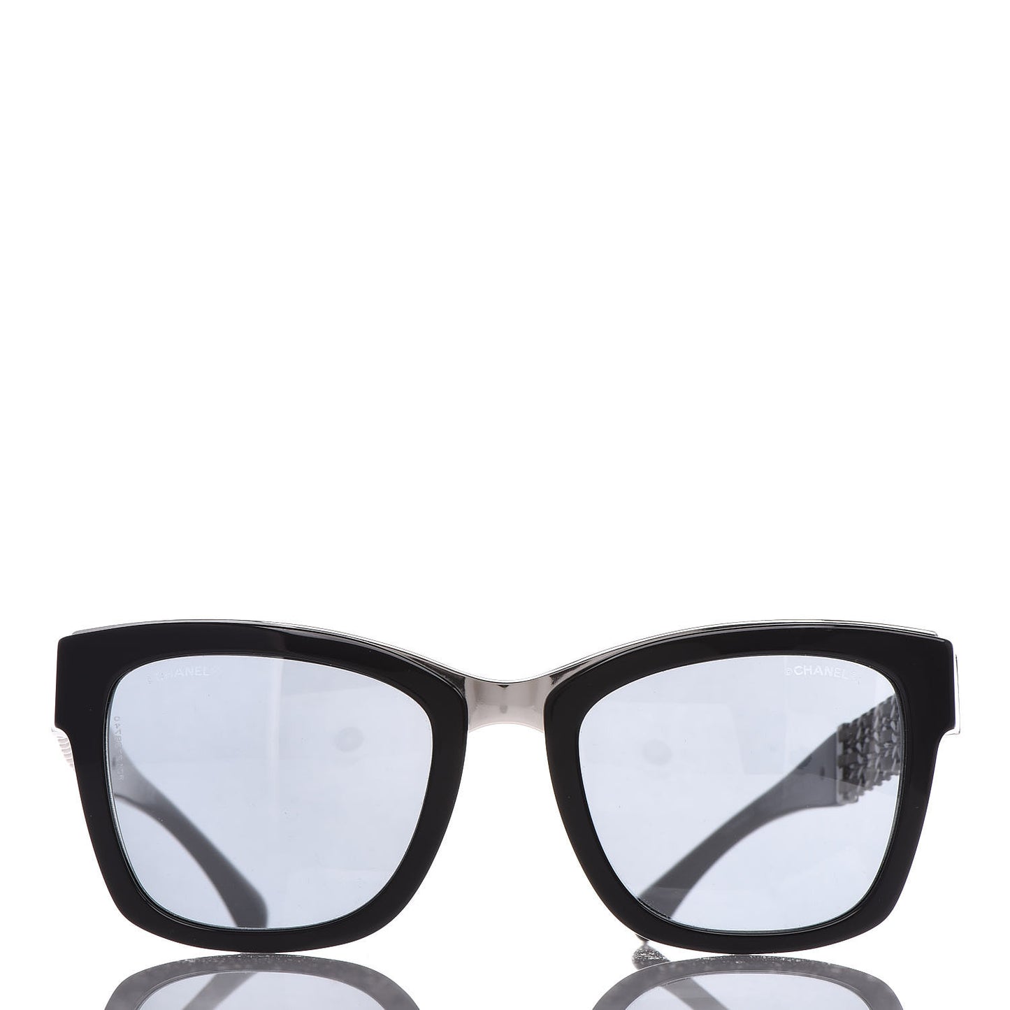 Square Chain Sunglasses 5362-Q Black