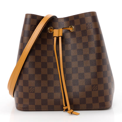 Louis Vuitton Damier Ebene Neonoe MM Safran 1 of 10
