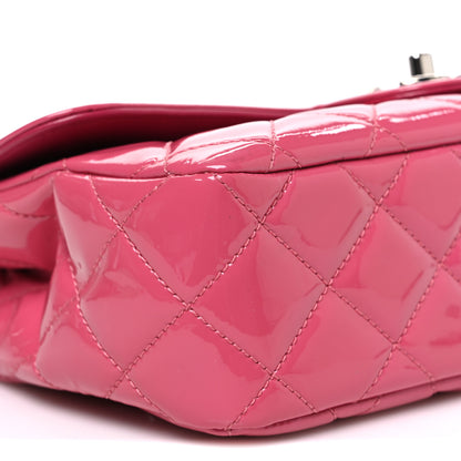 Chanel Patent Quilted Large Coco Shine Flap Pink 9 of 10