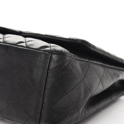 Chanel Lambskin Quilted Maxi Single Flap Black 12 of 14