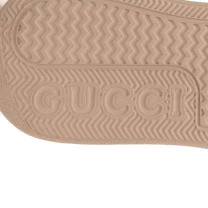 Gucci Calfskin GG Tennis Embossed Womens Platform 55mm Sneakers 38.5 White 8 of 8