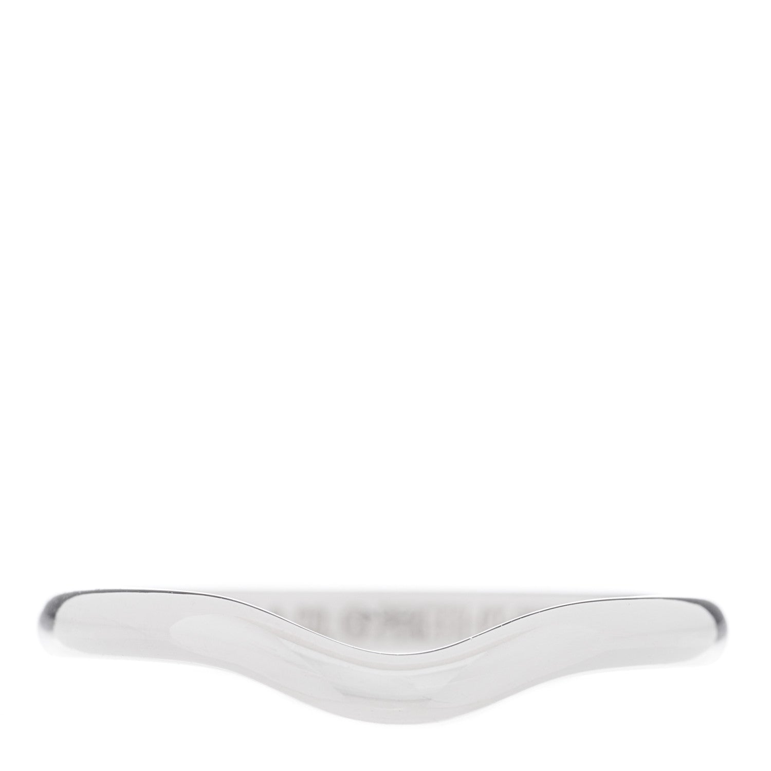 Tiffany Platinum 2mm Elsa Peretti Wedding Band Ring 53 6.25 1 of 4