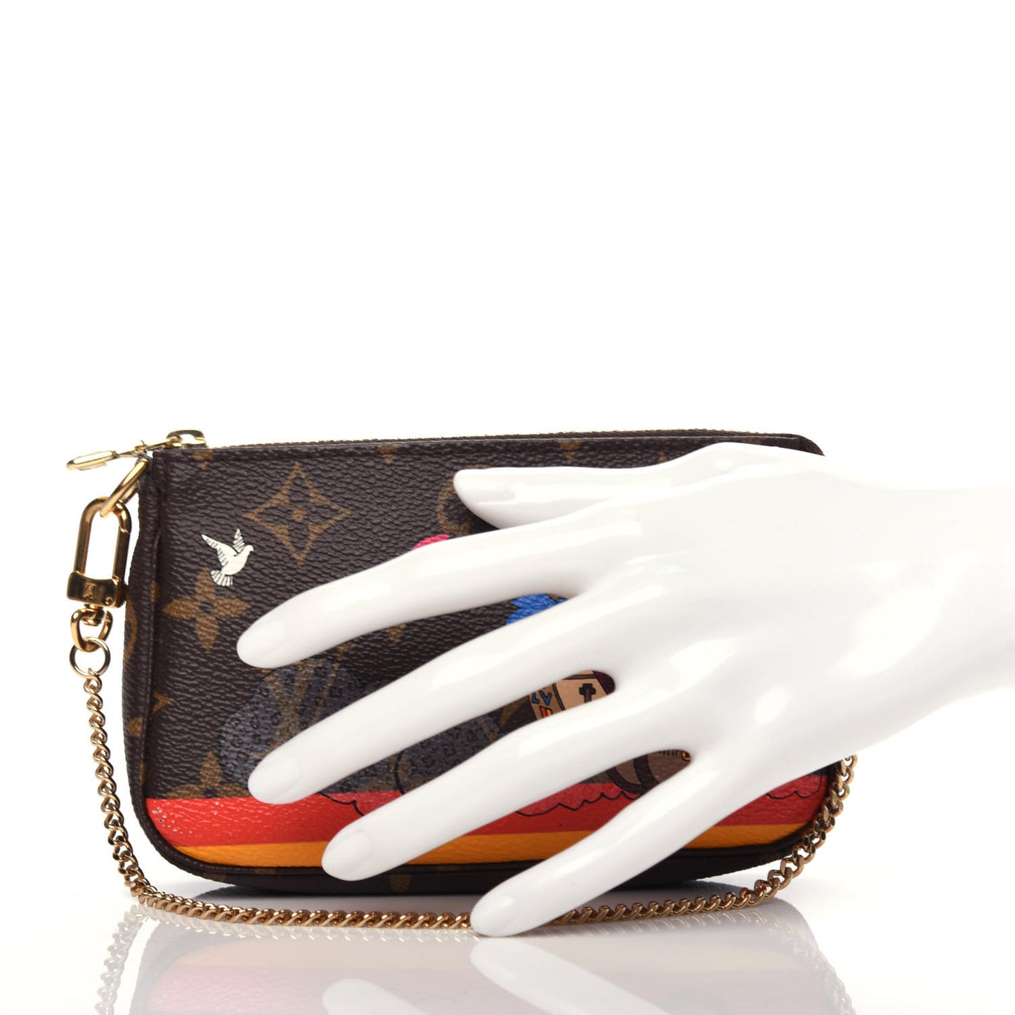 Monogram 2015 Christmas Animation Mini Pochette Accessories