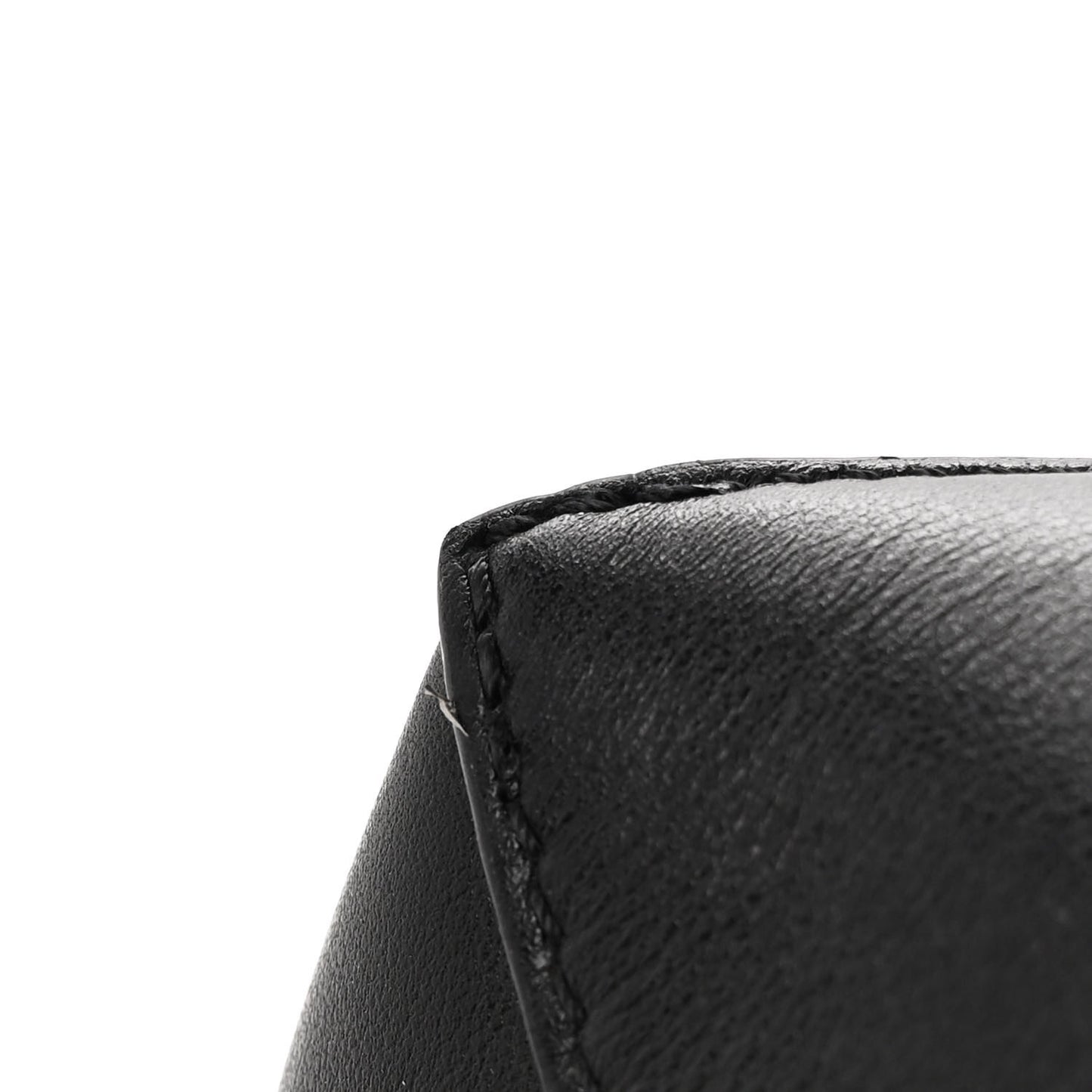 Shiny Calfskin Medium Puzzle Fold Tote Black