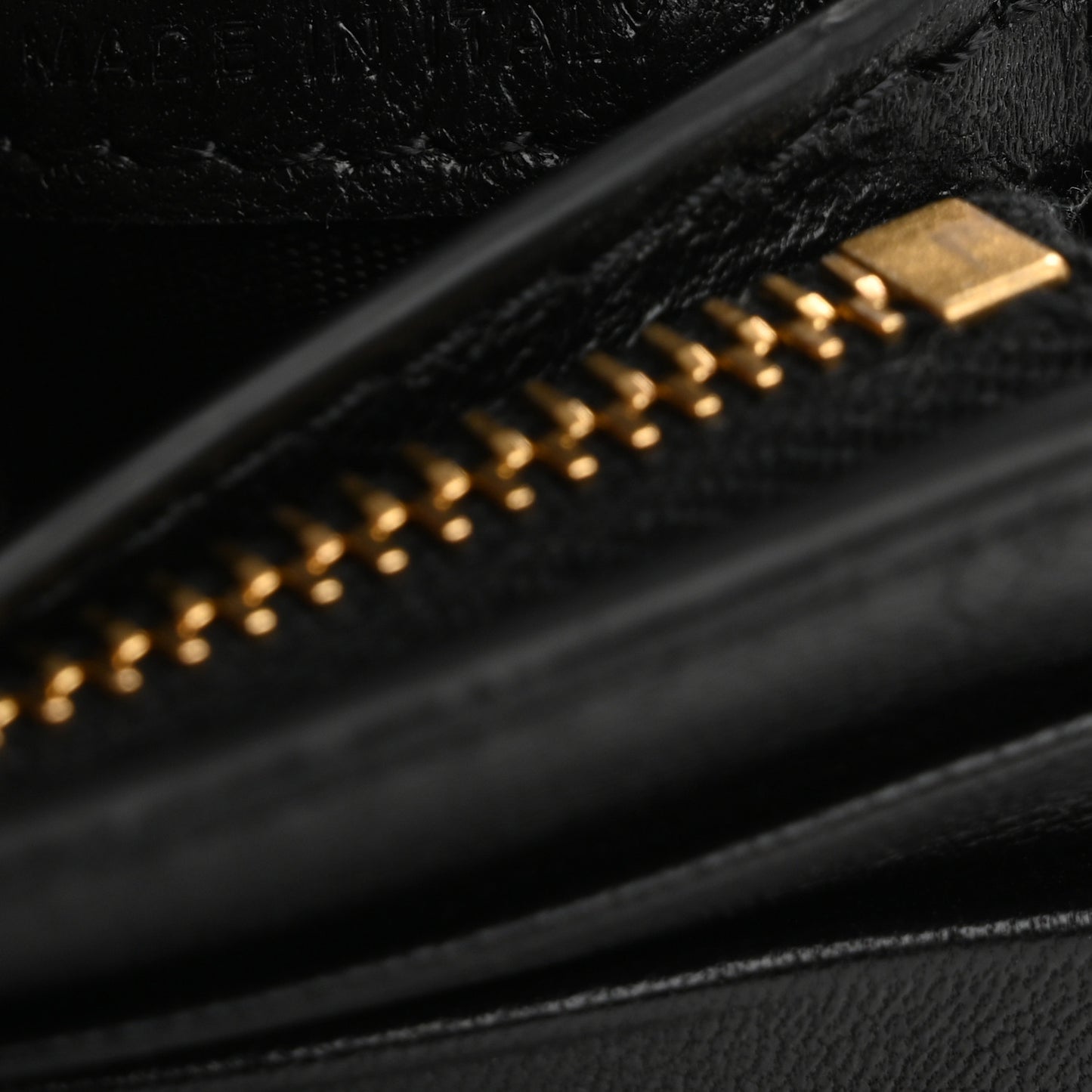 Nappa Roman Stud Small Flap Wallet Black