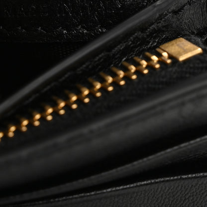 Valentino Garavani Nappa Roman Stud Small Flap Wallet Black 7 of 10