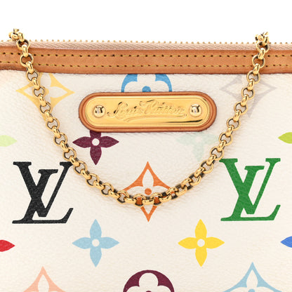 Louis Vuitton Monogram Multicolor Pochette Milla MM White 7 of 9
