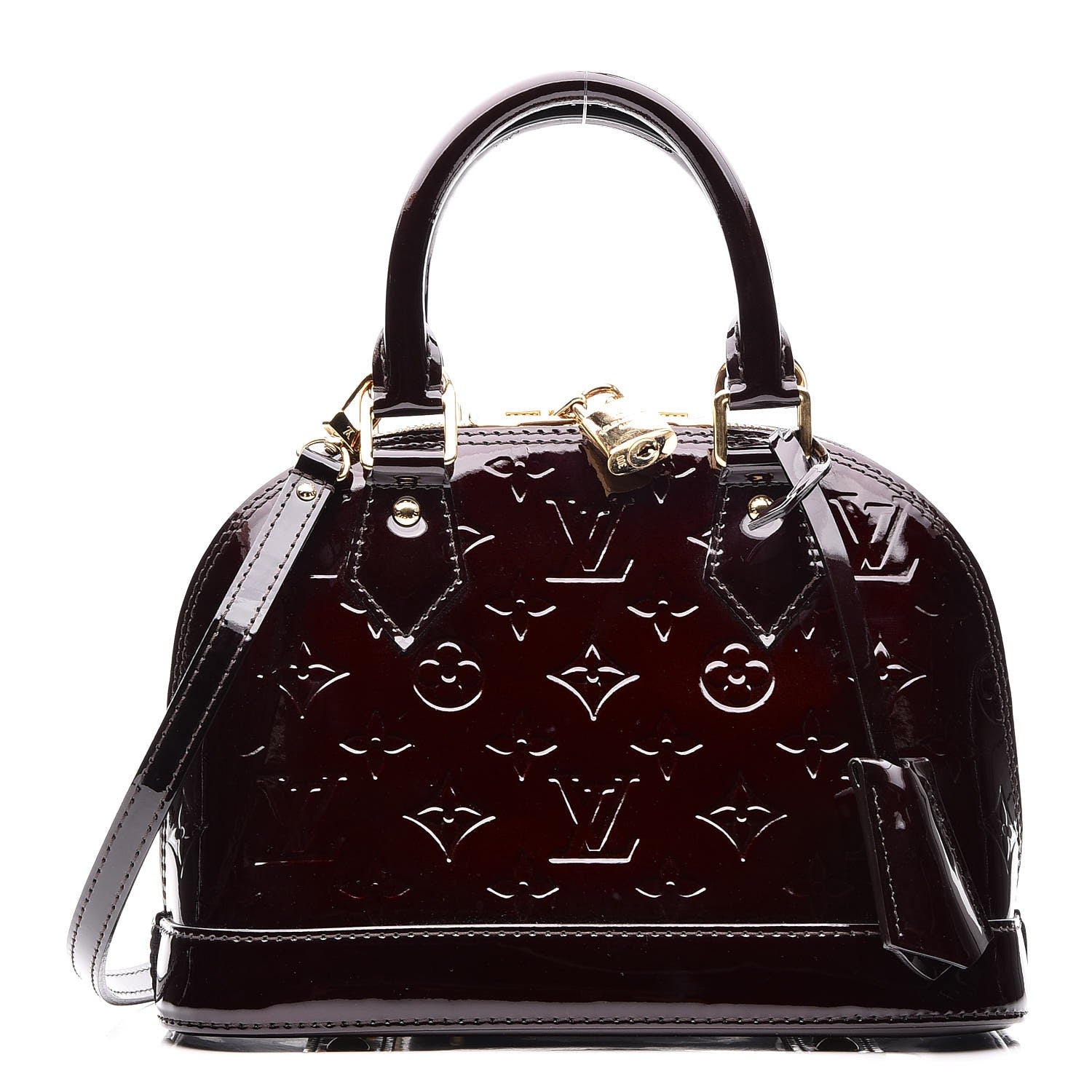 Louis Vuitton Vernis Alma BB Amarante 1 of 8