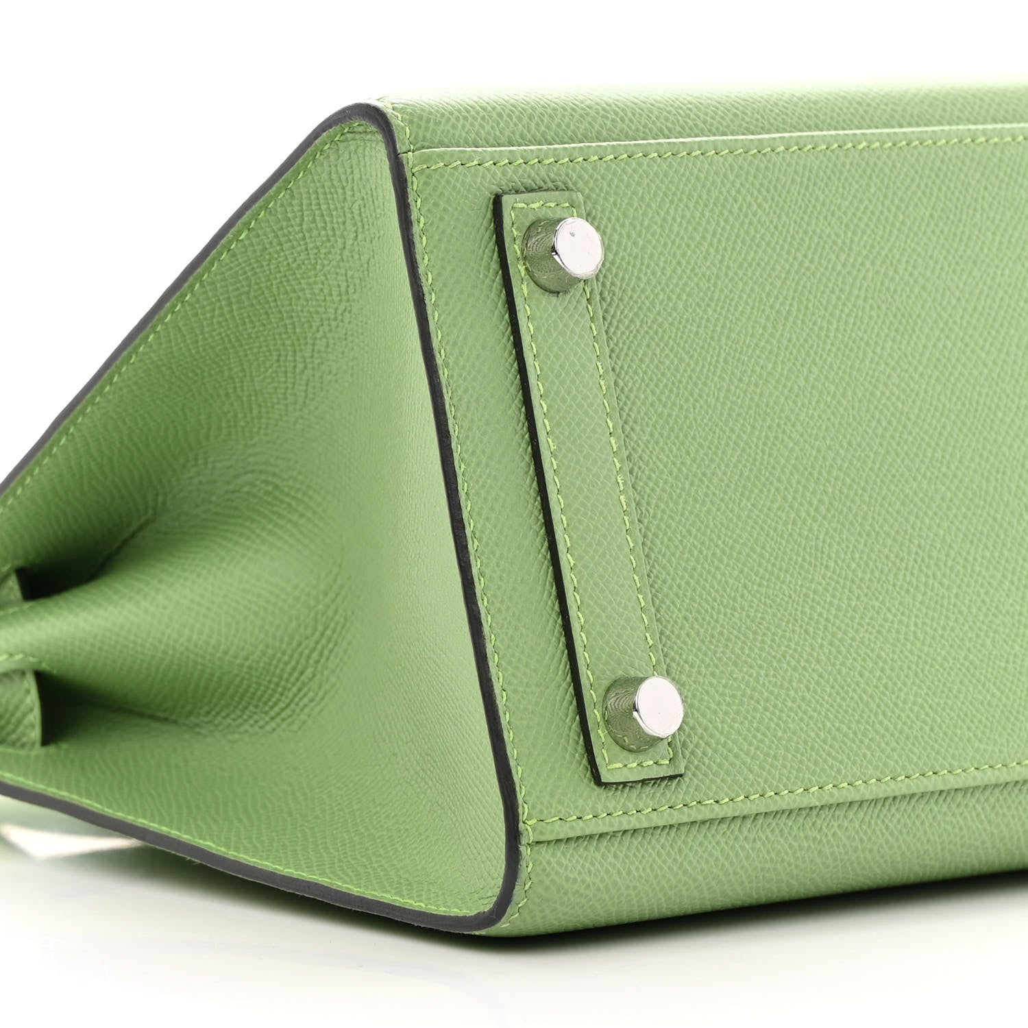 Hermes Epsom Birkin Sellier 25 Vert Criquet 9 of 11